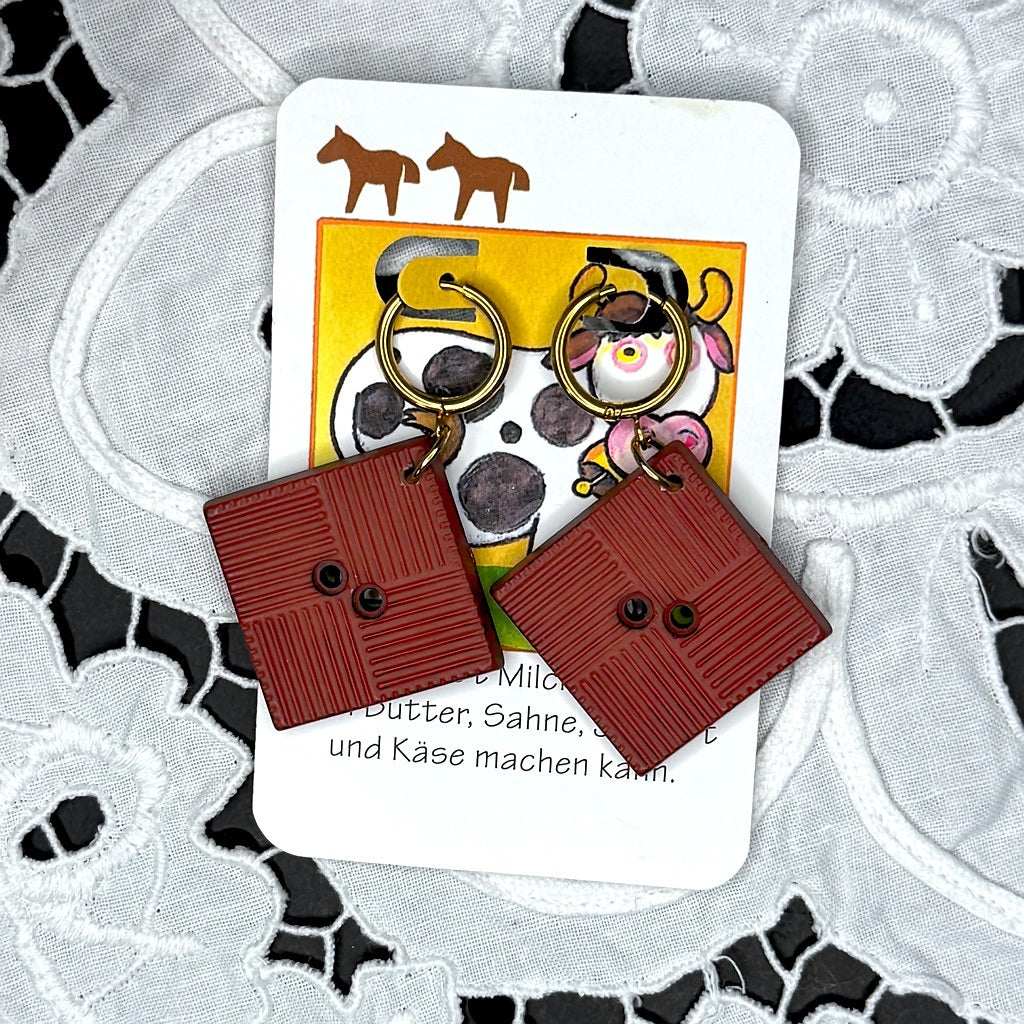 Vintage Knopfohrringe: Käx