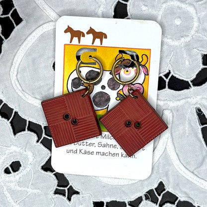 Vintage Knopfohrringe: Käx