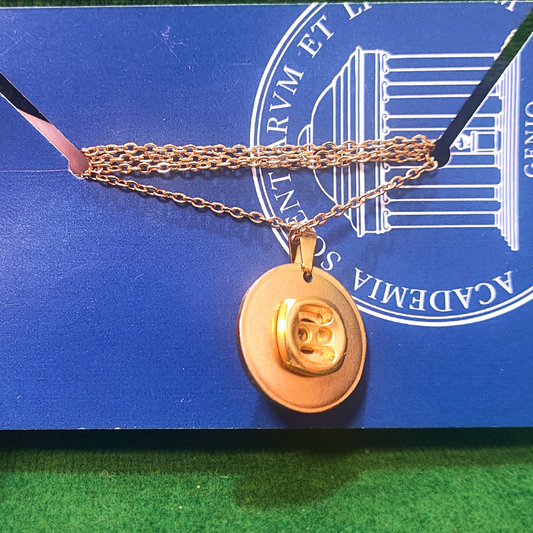Vintage Knopfketten: Gold um Silber
