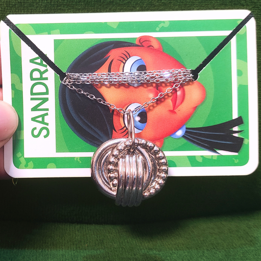 Vintage Knopfketten: Sandras Haarspange